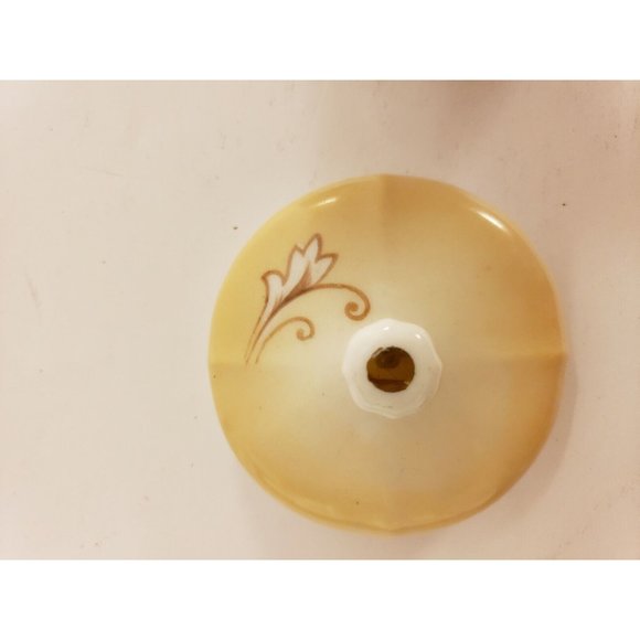 Vintage Porcelain Sugar Bowl with lid R.S. Tillowitz Earth tones flower peach - Picture 5 of 5